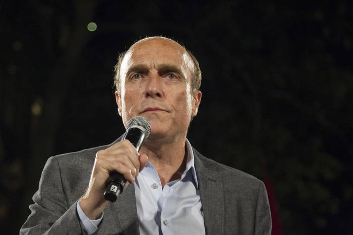 Daniel Martínez durante la campaña hacia las elecciones presidenciales (archivo, octubre de 2019). · Foto: .