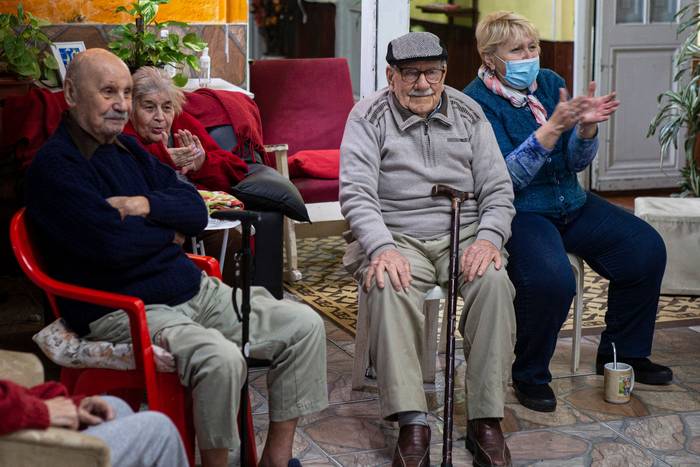 Residencial de ancianos en Montevideo (archivo, mayo de 2021). · Foto: .