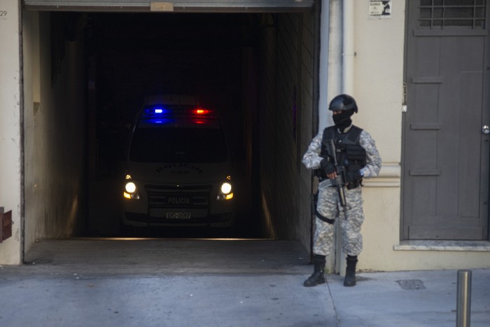 Sede de fiscalía durante el procesamiento de Luis Alberto Suárez por tráfico de estupefacientes, el 13 de mayo de 2021) · Foto: Alessandro Maradei