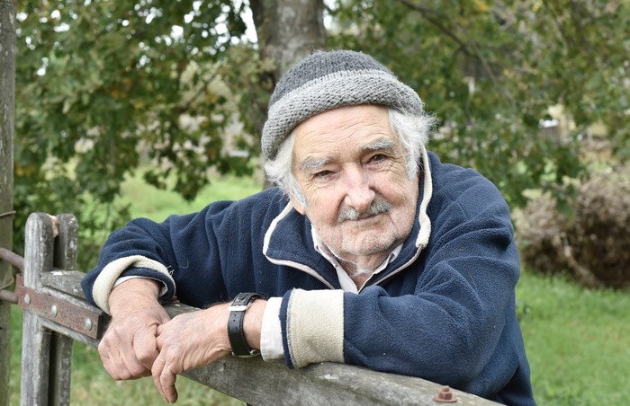 José Mujica en la chacra, en Montevideo (archivo, 2021). · Foto: Federico Gutiérrez