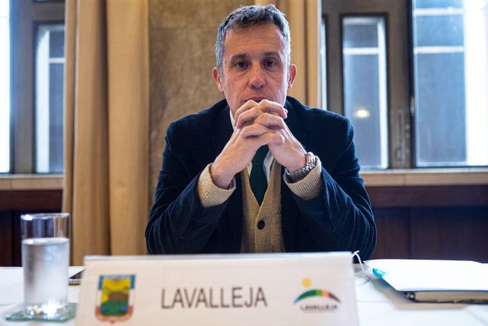 Mario García, intendente de Lavalleja (archivo, agosto de 2021). · Foto: .
