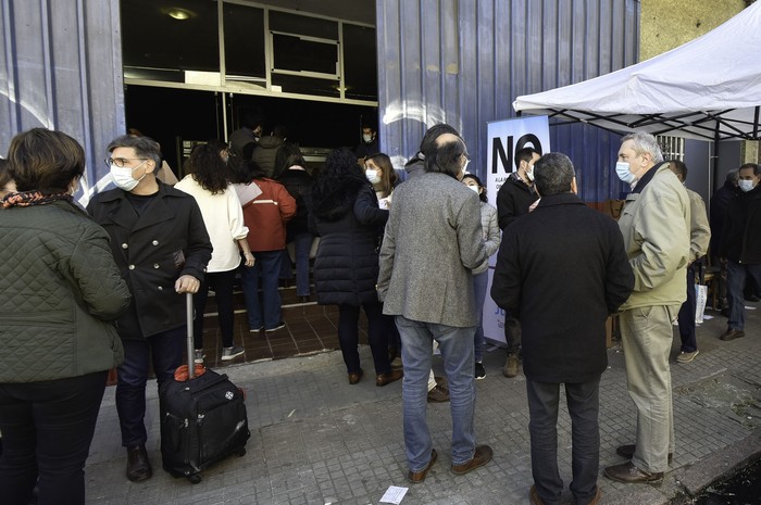 Elecciones del Colegio Médico del Uruguay (archivo, agosto de 2021). · Foto: Federico Gutiérrez