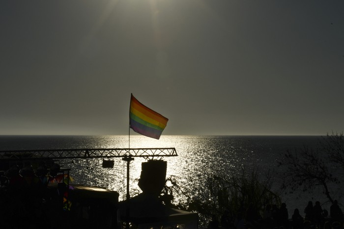 Marcha de la Diversidad en Colonia del Sacramento (archivo, 2021). · Foto: Ignacio Dotti