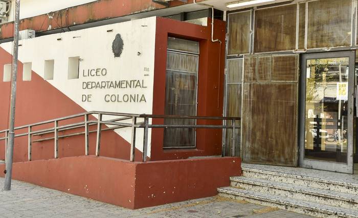 Liceo departamental de Colonia Juan Luis Perrou. · Foto: Ignacio Dotti
