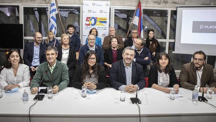 Conferencia de Convocatoria Seregnista Progresista en La Huella de Seregni (archivo, octubre de 2021). · Foto: .