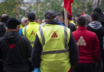 Movilización de Supra en Montevideo (archivo, octubre de 2021). · Foto: Alessandro Maradei