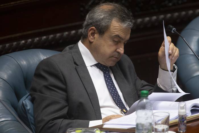 Raúl Lozano en el Senado.(archivo 2021) · Foto: .