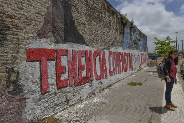 Muro de Montevideo en diciembre de 2021. · Foto: Federico Gutiérrez