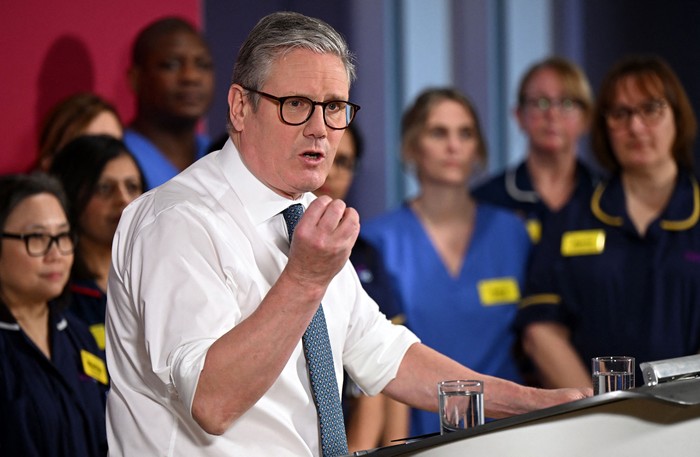 Keir Starmer, primer ministro británico.
Foto: Leon Neal, pool. AFP