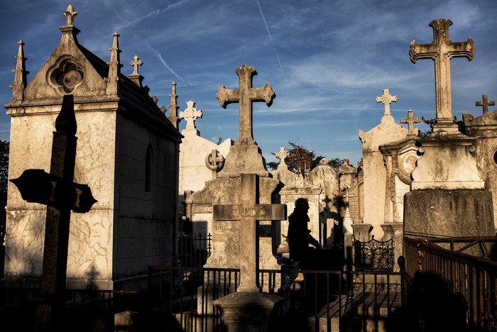 Cementerio de Loyasse, en Lyon. · Foto: Jeff Pachoud / AFP