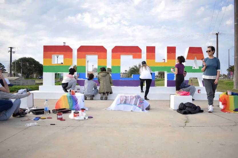 Pintada en la ciudad de Rocha
