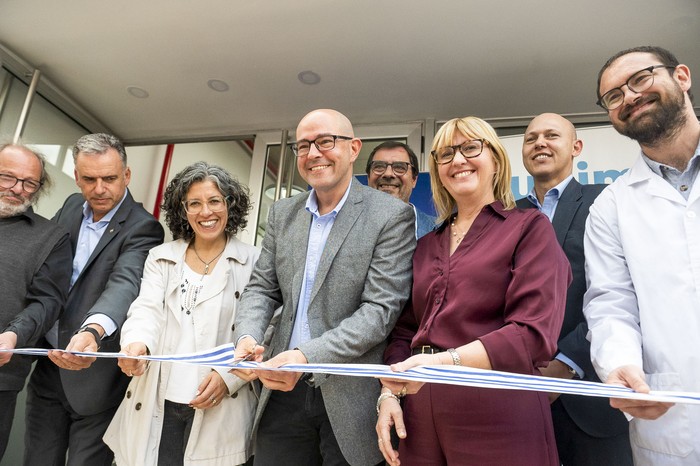 Inauguración del tomógrafo del Hospital del Cerro. · Foto: Alessandro Maradei