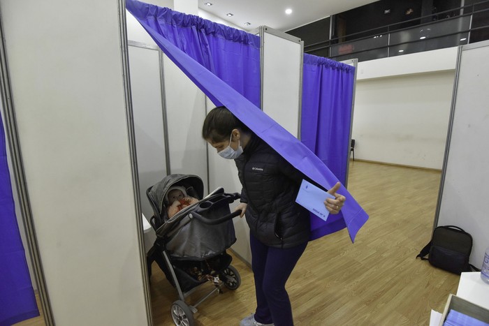 Elecciones en el Sindicato Médico del Uruguay, el jueves 29 de julio. · Foto: Federico Gutiérrez