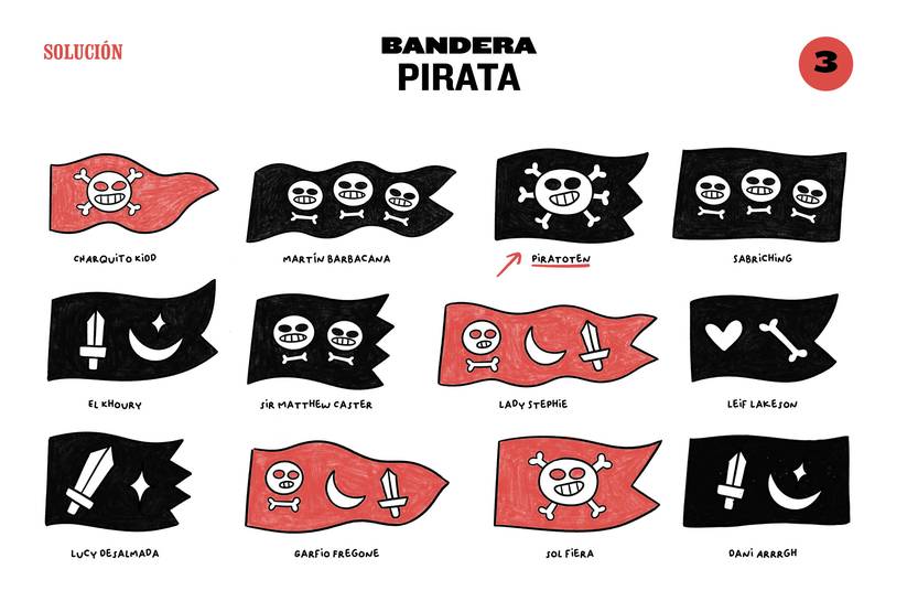 sacadudas 3 bandera