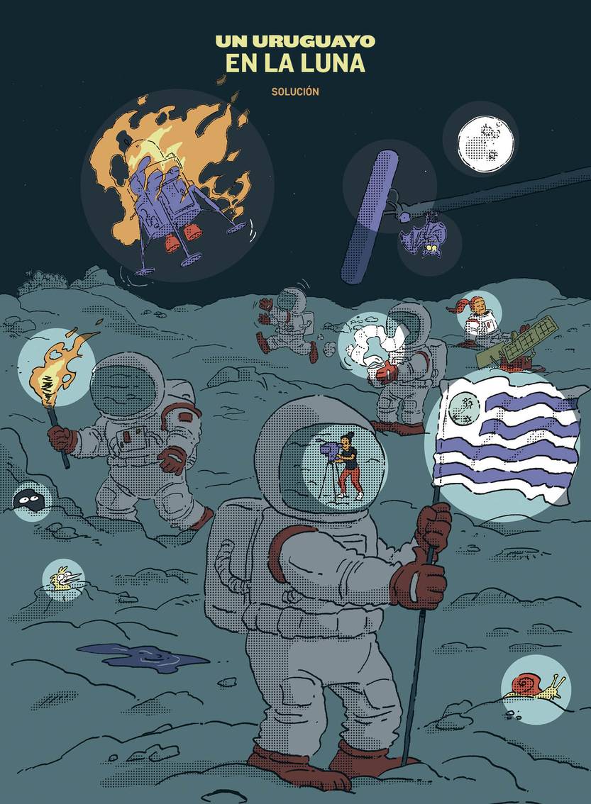 Sacadudas uruguayo en la luna