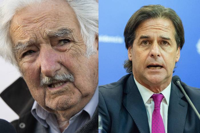 José Mujica / Luis Lacalle Pou. Fotos: Mara Quintero y Alessandro Maradei
