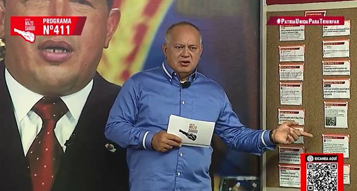 Diosdado Cabello. Foto: Captura