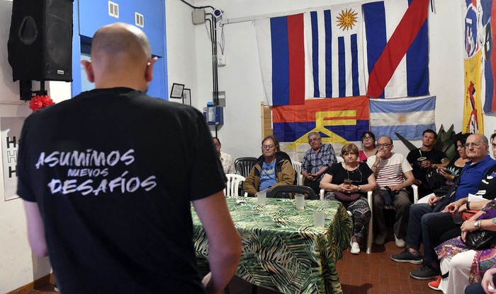 Asamblea en el Comité de Base Liber Seregni (archivo, octubre de 2022). · Foto: Enrique García Medina