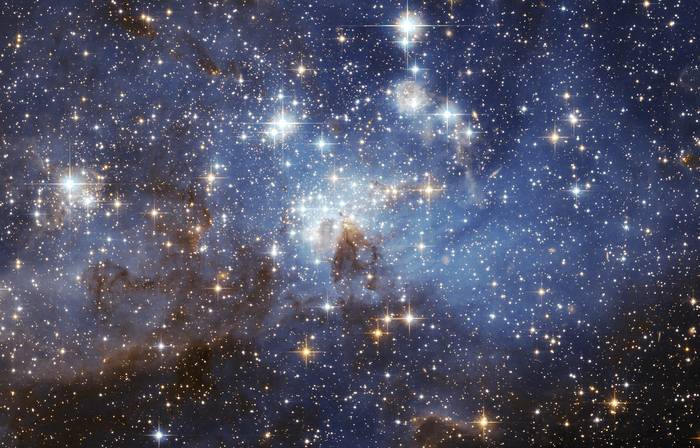 Una región de formación estelar en la Gran Nube de Magallanes. Foto: [ESA/Hubble, CC BY 4.0](https://commons.wikimedia.org/w/index.php?curid=8788068).