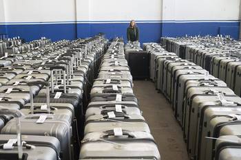 Preparativos para las elecciones internas en instalaciones de la Corte Electoral. · Foto: Alessandro Maradei