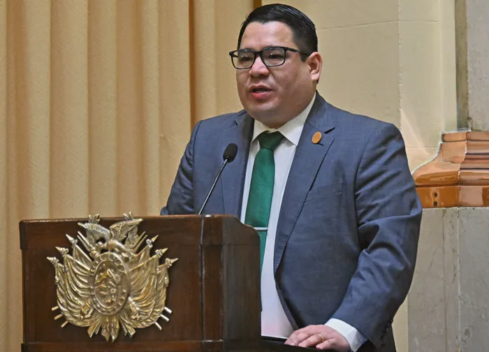 El fiscal general de Bolivia, Roger Mariaca (archivo, octubre de 2024). · Foto: Aizar Raldes