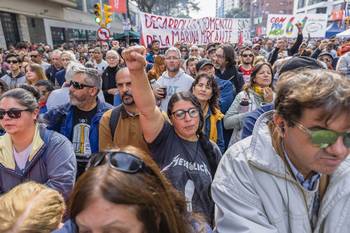 Día Internacional de los Trabajadores, el 1º de mayo, en Libertador y Valparaíso. · Foto: Rodrigo Viera Amaral