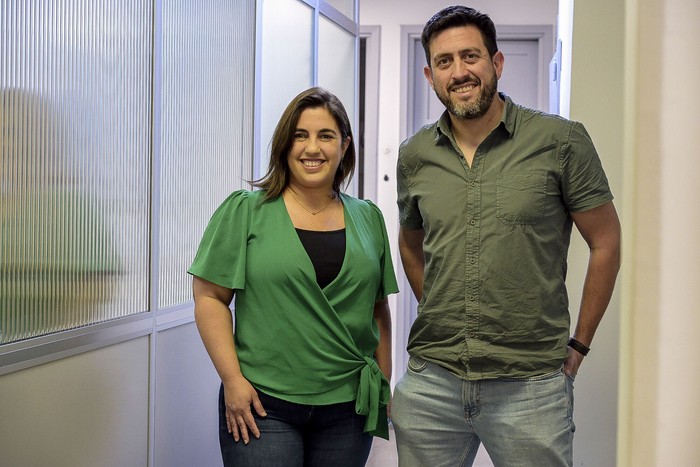 Andrea Bouret y Federico Ruffinelli. · Foto: María Vivanco