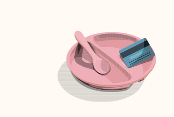 Foto principal del artículo 'Expertas advierten que Tarjeta Uruguay Social tiene efectos limitados en la alimentación de los hogares más vulnerables' · Ilustración: Luciana Peinado