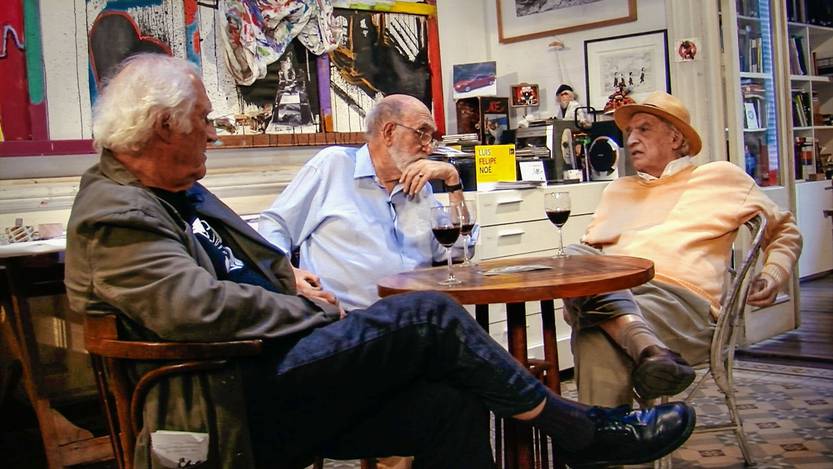 Tres en la deriva del acto creativo