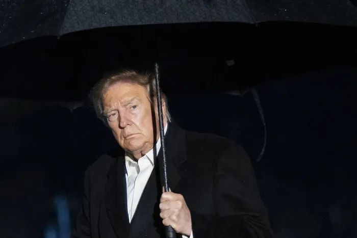 Donald Trump el 23 de setiembre en la Casa Blanca. · Foto: Saul Loeb, AFP
