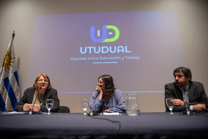 Presentación del programa UTU Dual, el 30 de abril. · Foto: Martín Cerchiari, Presidencia