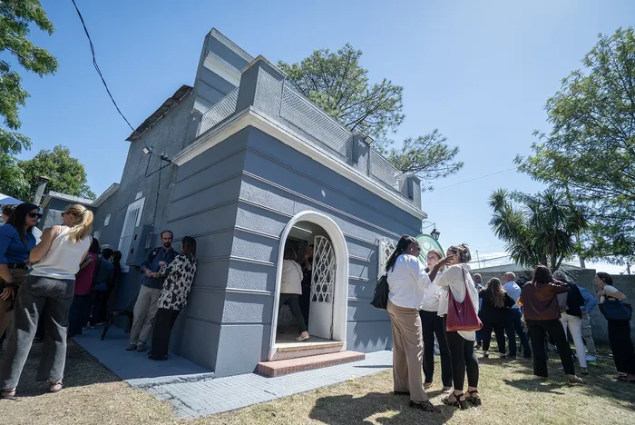Durante la apertura del centro de atención a mujeres y personas de género diverso usuarias de drogas, el 27 de febrero, en Las Piedras. · Foto: Ignacio Turell, Presidencia