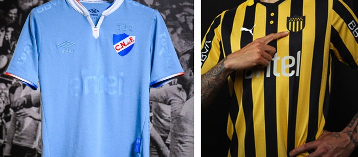 Foto principal del artículo 'Nacional y Peñarol presentaron sus nuevas camisetas'