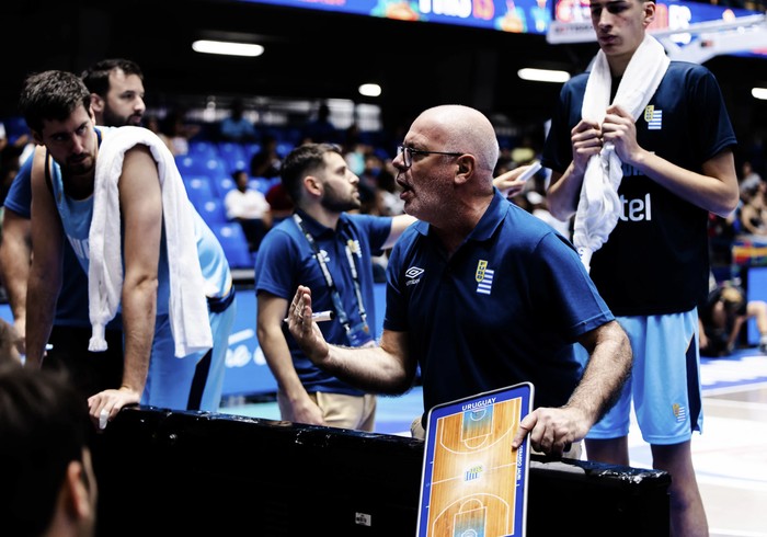 Gerardo Jauri, durante el partido ante Estados Unidos. Foto: FIBA