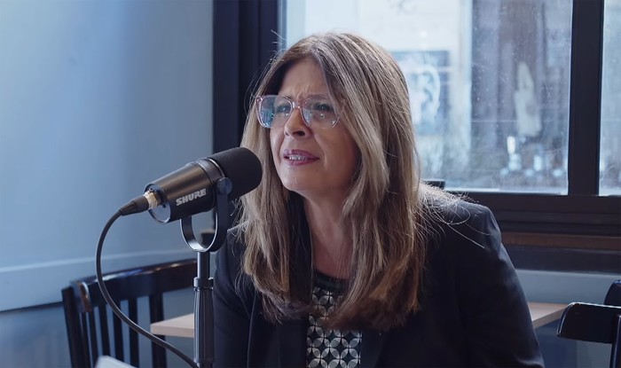 Marcela Ríos, el 17 de diciembre, en la diaria Radio.