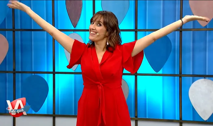 Analaura Barreto en _Dale que va_, de Canal 10. · Foto: Captura