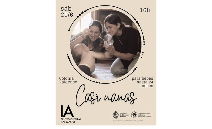 Foto principal del artículo 'Casi nanas: proyecto musical para bebés se presenta el sábado 21 en Colonia Valdense'