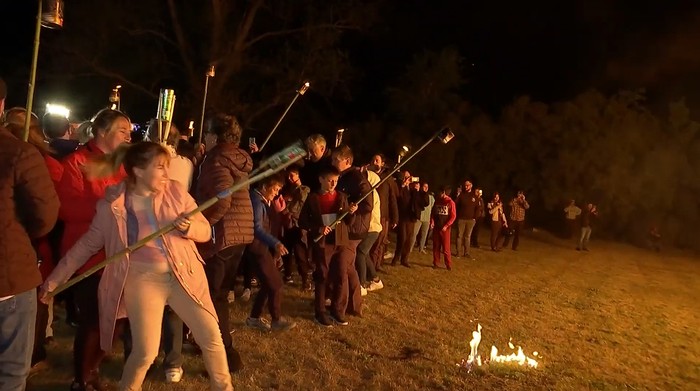 Fiesta de las Antorchas (archivo, 2022). Foto: Captura, Presidencia.