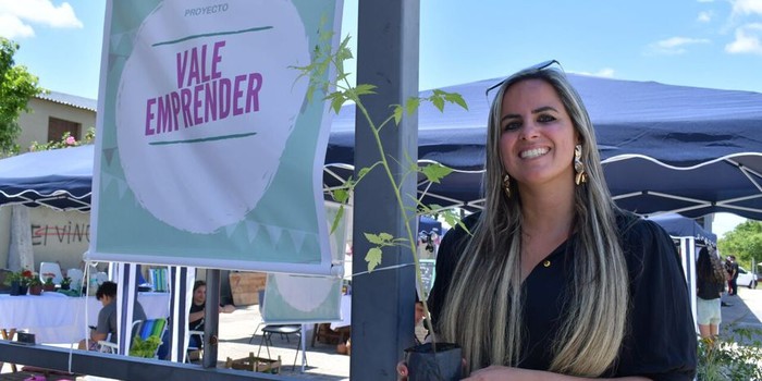 Programa “Vale emprender” de la exdiputada nacionalista Valentina Dos Santos. foto captura de redes.