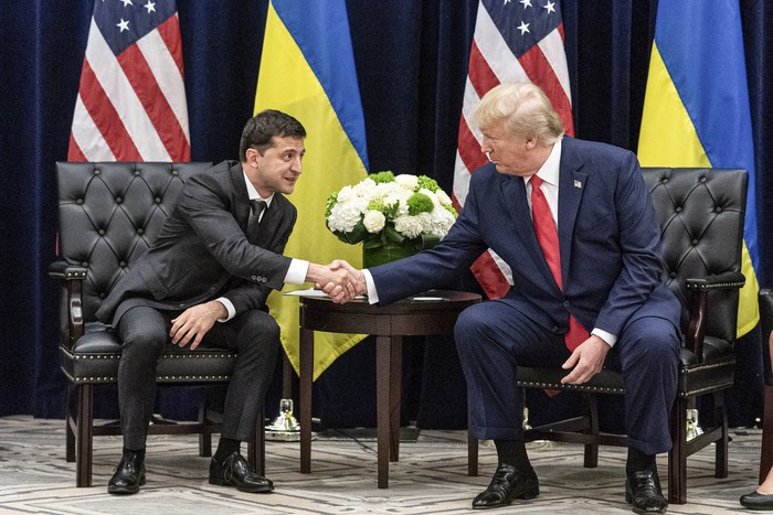 Volodímir Zelenski y Donald Trump. Foto: Presidencia de Ucrania (archivo, 2019).