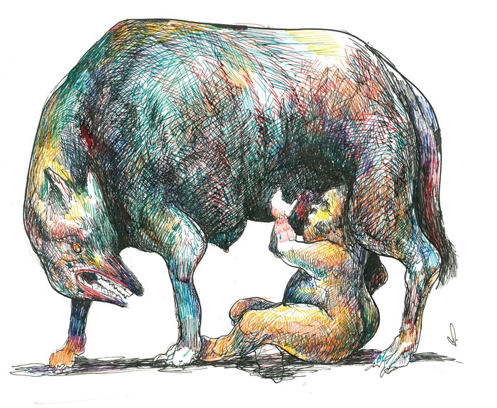 Foto principal del artículo 'Milei, desde el borde de la galaxia' · Ilustración: Ramiro Alonso Foto principal del artículo 'Milei, desde el borde de la galaxia' · Ilustración: Ramiro Alonso