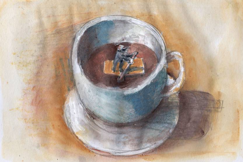 Navega en una taza