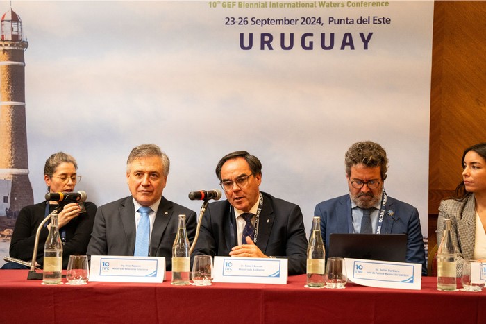 10ª Conferencia Bienal de Aguas Internacionales del Fondo para el Medio Ambiente Mundial, en Punta del Este, Maldonado. Foto: gub.uy