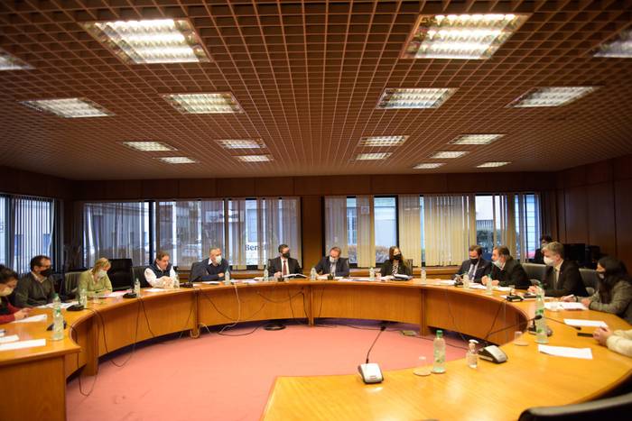 Comisión de seguridad y convivencia de la cámara de diputados. foto: parlamento.gub.uy
