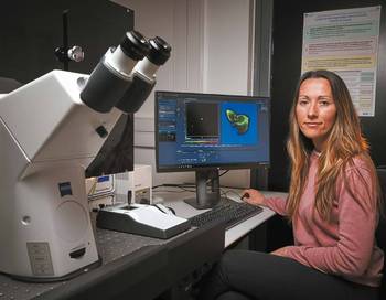 María Eugenia Francia. Foto: Pablo Alvarenga publicada en _Nature_.