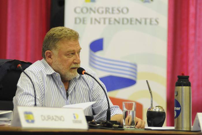 Walter Zimmer en el Congreso de Intendentes (archivo, octubre de 2012). · Foto: Nicolás Celaya