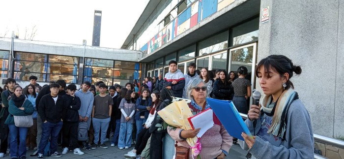 Señalizaron, el 14 de agosto, el Liceo 1 de Florida como sitio de memoria. · Foto: Emilio Martínez Muracciole