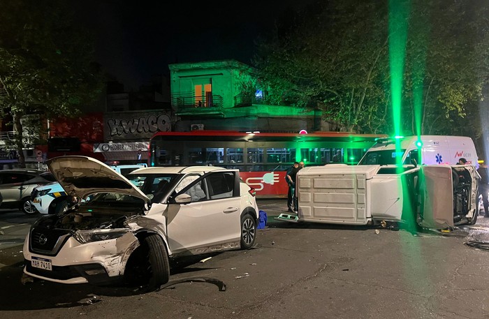 Accidente de tránsito en el que participó Carolina Cosse, el 6 de octubre, en Pablo de María y Rivera.