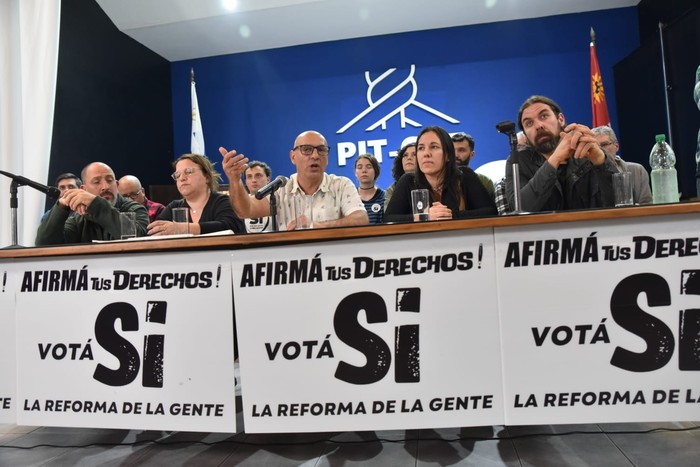 Foto principal del artículo 'Marcelo Abdala tras los primeros resultados del plebiscito: “Aquí no se rinde nadie, vamos a persistir”' · Foto: Martín Varela Umpiérrez