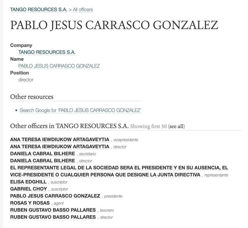 pablo carrasco offshore conexion ganadera
